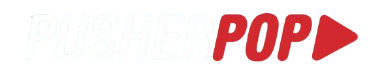 PusherPOP brand logo